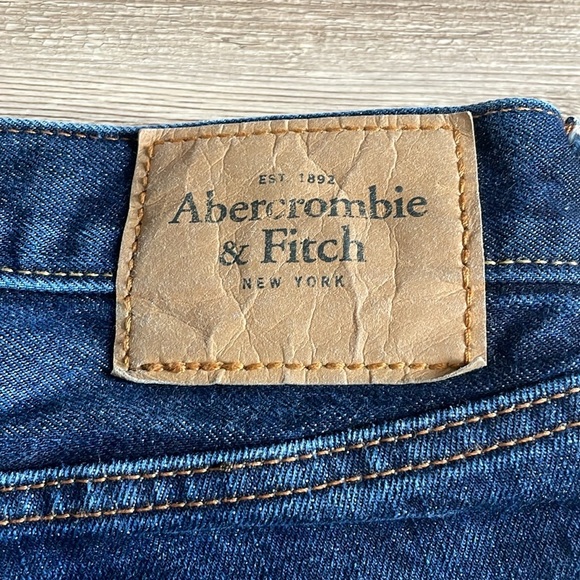 Abercrombie & Fitch Skinny jeans Dark wash Hidden button fly Mid rise Women’s 28 - Picture 5 of 15